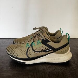 Nike React Pegasus Trail 4 Olive Mens  12.5 Running Trail Sneakers  FJ4733 200
